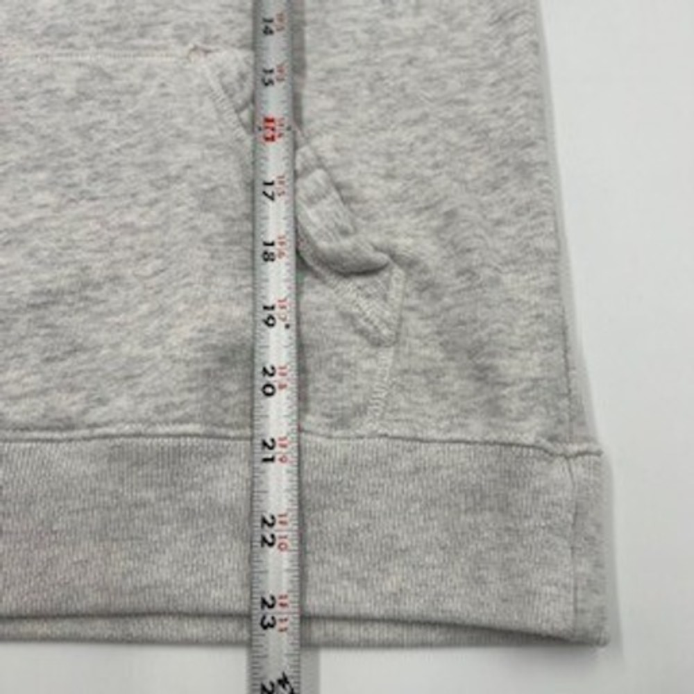 Hollister California Women Heather Grey Embroidered Logo Pullover Hoodie Small - Picture 7 of 10